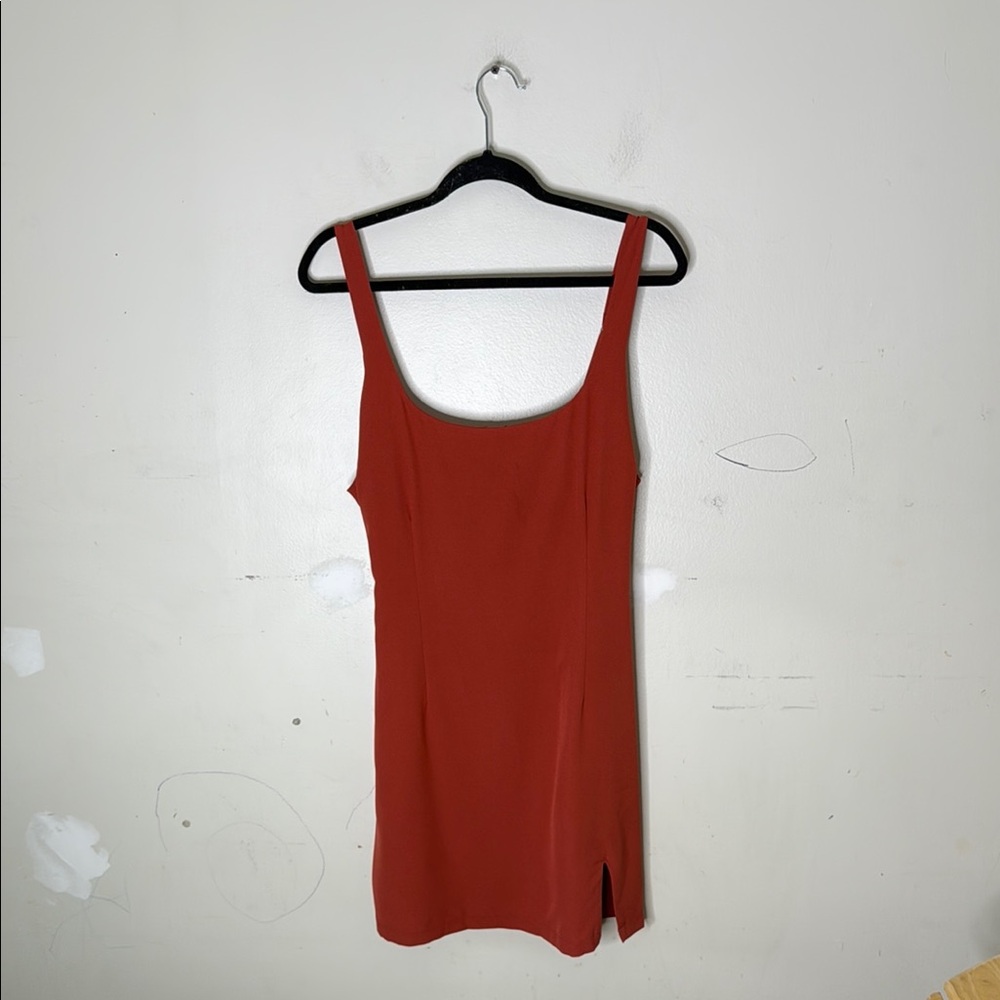 Abercrombie & Fitch Rust Polyester Blend Sleeveless Dress Size XL